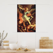 Erzengel Michael Poster (Küche)