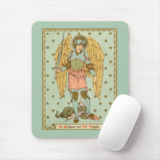 Erzengel Michael (RLS 12) (Stil 1) Mousepad (Mit Mouse)