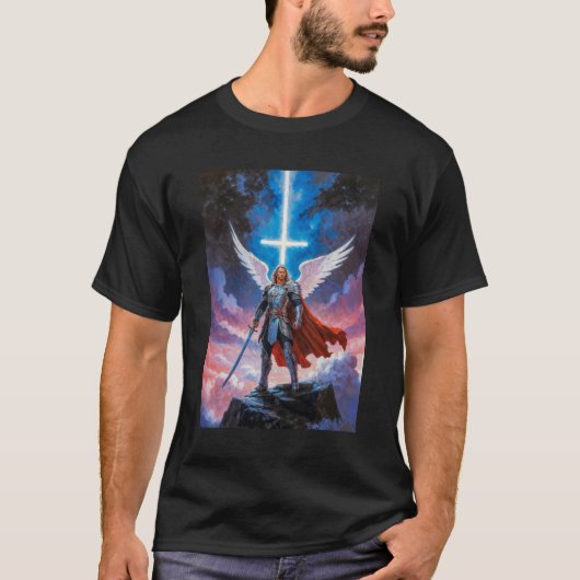 Erzengel Michael T-Shirt (Vorderseite)