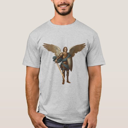 Erzengel Michael T-Shirt - Engel Michael Tshirt (Vorderseite)