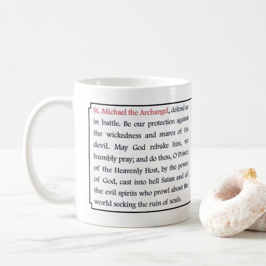 Erzengel Michael Tasse (Mit Donut)