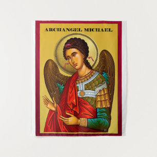 Erzengel Michael Wandteppich