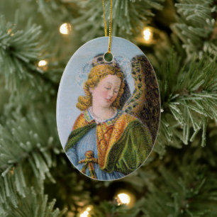 Erzengel Raphael (Detail; M 017) Keramik Ornament