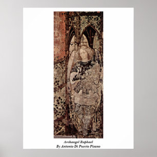 Erzengel-RAPHAEL durch Antonio Di Puccio Pisano Poster