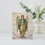 Erzengel Raphael Engel Postkarte (Stehend Vorderseite)
