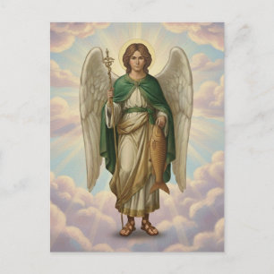 Erzengel Raphael Engel Postkarte