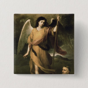 Erzengel-RAPHAEL mit Bischof Domonte Button