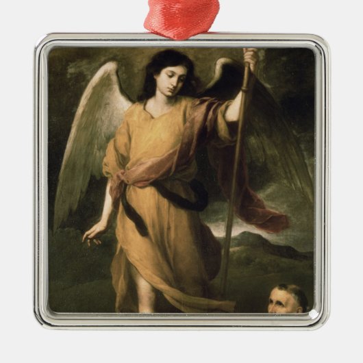 Erzengel-RAPHAEL mit Bischof Domonte Silbernes Ornament (Vorne)