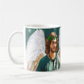 Erzengel Sankt Raphael Heilengel Gebetsgeschenk Kaffeetasse (Links)