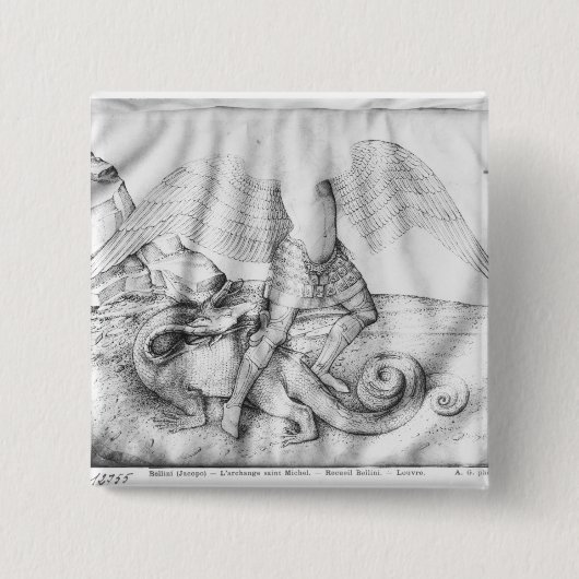 Erzengel St Michael, c.1450 Button (Vorderseite)