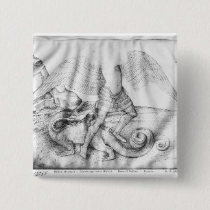 Erzengel St Michael, c.1450 Button