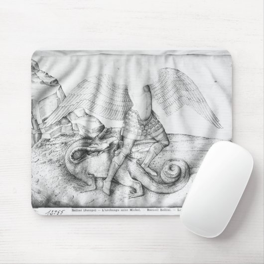 Erzengel St Michael, c.1450 Mousepad (Mit Mouse)