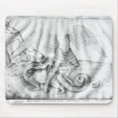 Erzengel St Michael, c.1450 Mousepad (Vorne)