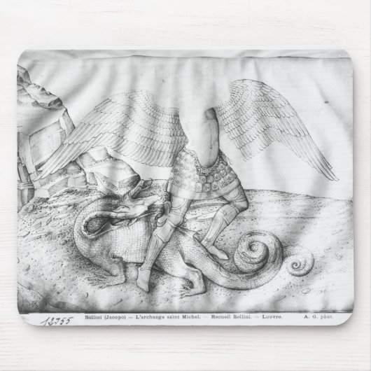 Erzengel St Michael, c.1450 Mousepad (Vorne)