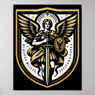 Erzengel St. Michael Christlich  Poster