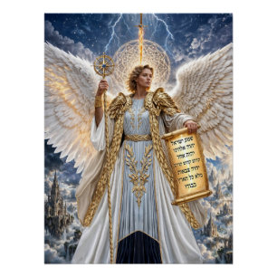 Erzengel Uriel: Himmlischer Wächter des Lichts Poster