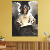 Erzengel Uriel Leinwanddruck (Insitu (Wohnzimmer))