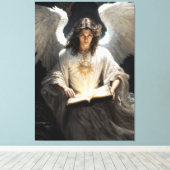 Erzengel Uriel Leinwanddruck (Insitu (Holzboden))