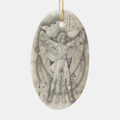 Erzengel Uriel Verzierung Keramik Ornament (Rechts)