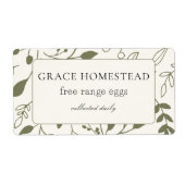 Erzeugnis der grünen Blumenfarm Hühnereier (Vorne)