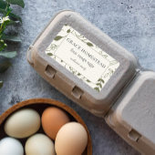 Erzeugnis der grünen Blumenfarm Hühnereier