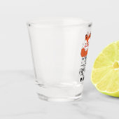 Erzeugnis eines Foxy-Paares Schnapsglas (Links)