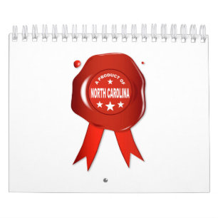 Erzeugnis von North Carolina Kalender