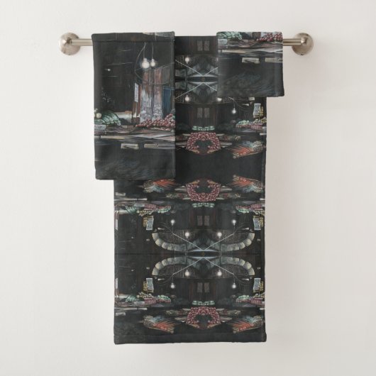 Erzeugnisse einer gequälten Ernte, Jerusalem Badhandtuch Set (Insitu)