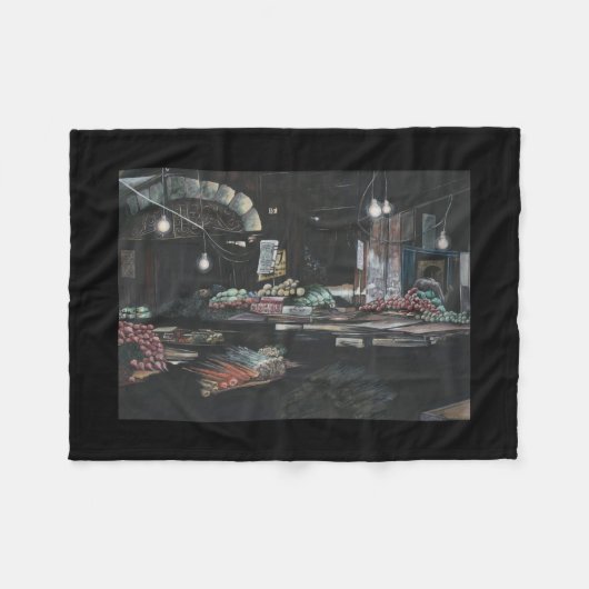 Erzeugnisse einer gequälten Ernte, Jerusalem Fleecedecke (Vorderseite (Horizontal))