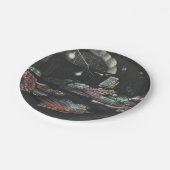 Erzeugnisse einer gequälten Ernte, Jerusalem Pappteller (Schrägansicht)