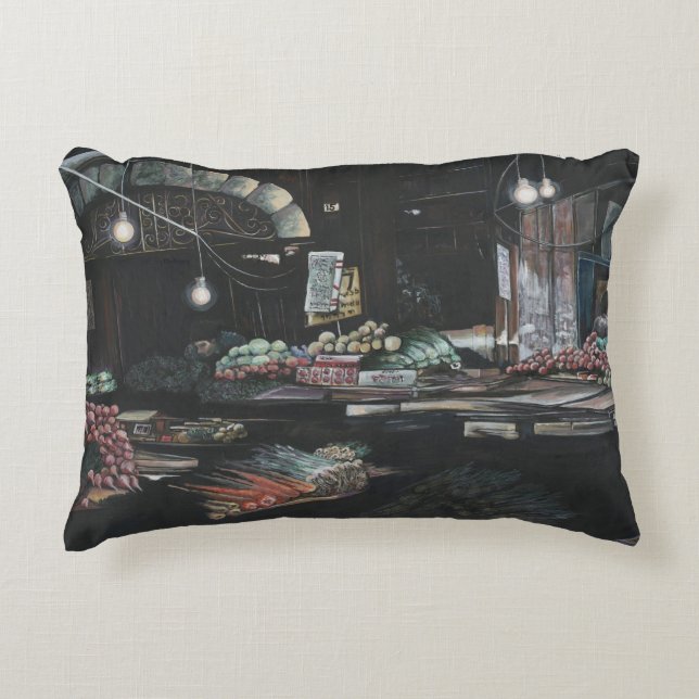 Erzeugnisse einer gequälten Ernte, Jerusalem Zierkissen (Vorderseite)