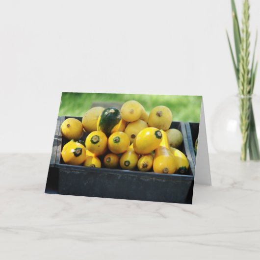 Erzeugung auf dem Bauernmarkt Karte (Vorderseite)