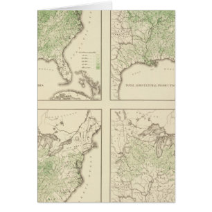Erzeugung von Mais und Milcherzeugnissen, US-Litho