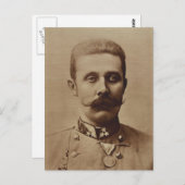 Erzherzog Franz Ferdinand von Österreich Postkarte (Vorne/Hinten)
