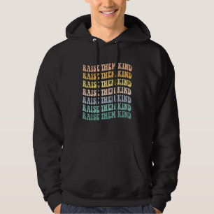 Erziehe sie freundlich Freundlichkeitstag Anti-Mob Hoodie