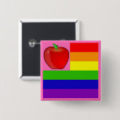 Erziehen Sie Gleichheits-Knopf Button (Vorne & Hinten)