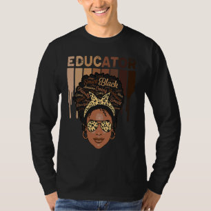Erzieher Smart Black Magic Fürsorglich Schön liebe T-Shirt