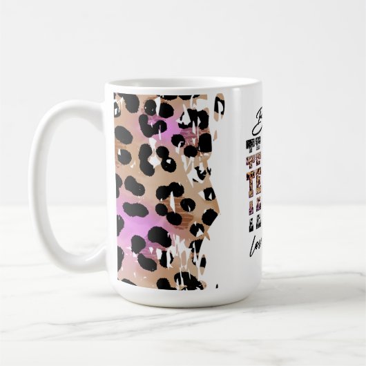 Erzieher stärken kaffeetasse (Links)