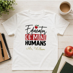 Erzieher von Mini-Menschen Notizbuch – Lustiger Le T-Shirt