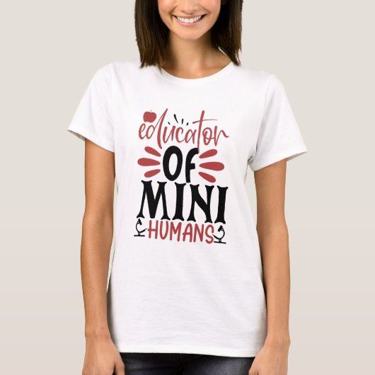Erzieherin der Mini-Menschen Frauen T-Shirt (Vorderseite)