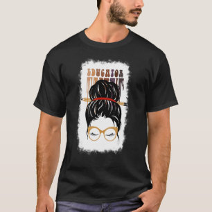Erzieherin glücklicher erster Schultag Niedlicher T-Shirt