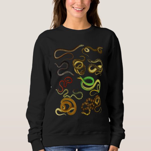 Erzieherische Schlangen Sweatshirt (Vorderseite)