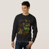 Erzieherische Schlangen Sweatshirt (Vorne ganz)