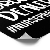 Erziehter Drogenhändler Funny Nurse Practitioner G Poster (Ecke)