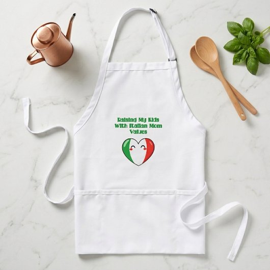 Erziehung meiner Kinder mit italienischen Mutterwe Schürze