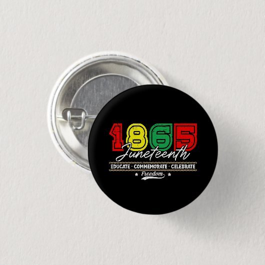 Erziehungsfeier 1865 19 button (Vorne & Hinten)