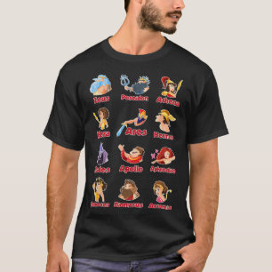 Erziehungsgötter und Göttinnen des alten Griechisc T-Shirt