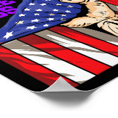 Erziehungsüberlebender Proud-Krieger 3 Poster (Ecke)