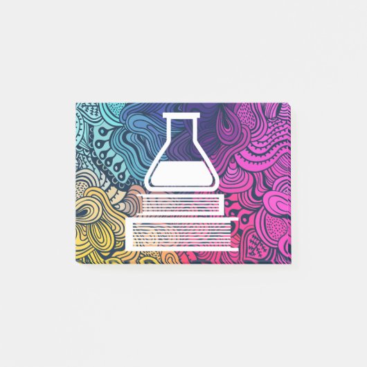 Erziehungswissenschaften minimal post-it klebezettel (Vorderseite)