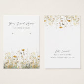 Erzielen der Grafikkarte ・ Aquarellfarben-Wildblum (Vorne & Hinten)